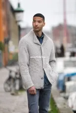 Dale Gull 390-11 Martin Cardigan gråbrun by Iselin Hafseld – Norwegian – free