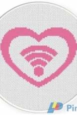 Daily Cross Stitch - Love Wifi