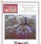 babydoll hand knit F4 little bobeep angel top 16-22