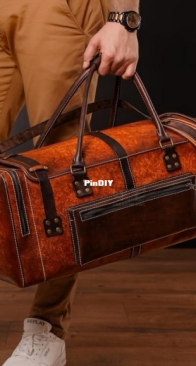 Creative Awl - Leather Ranger Duffle Bag