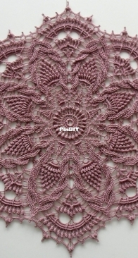 Galyna Borysova - Галина Борисова - Doily Nicole - Салфетка Николь - English, Russian