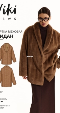 Viki Sews - Fidan Fur Jacket - Фидан куртка - Size M - Russian