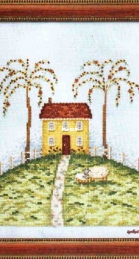 Mill Hill Four Seasons Meadowhill House by Debbie Mumm