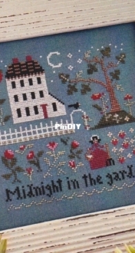 midnight in the garden little house needlework