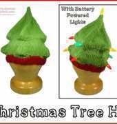 Polar Knits Christmas Tree Hat Knitting Pattern FREE