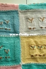 Cheryl Beckerich Knits - Hoot Hoot Baby Blanket or Throw - Free