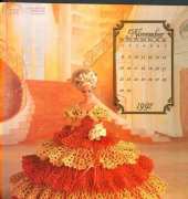 Annies Calendar Bed Doll Society - The Cotillion Collection - Miss November 1992