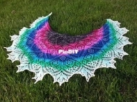Force Awakened Lace Shawl - Anna Victoria - By the Lily Pond