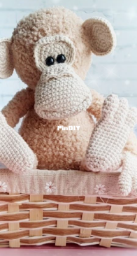 Crochet Design Wonders / Crochet Wonders Design / Olga Toys Handmade / Olga Kurchenko - Olga Kuchenki - Crocheted Monkey
