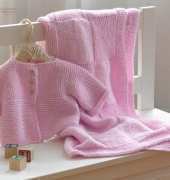 Lion Brand L10451 Pound of Love Knit Baby Set - Free