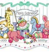 Dimensions 3176 Toy Shelf Quilt PCS