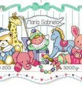 Dimensions 3176 Toy Shelf Quilt PCS