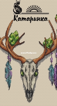 Deer skull by Ekaterina Saitova/Katarinka