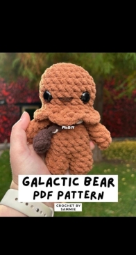 Crochet by Sammie -- Galactic Bear