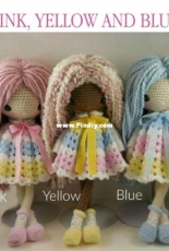 Carmen Rent - Maria del Carmen Renteria - Pink Yellow and Blue