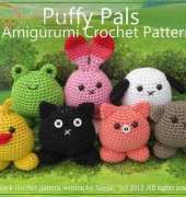 Puffy Pals Amigurumi Crochet Pattern - K and J Dolls - Sayjai Thawornsupacharoen