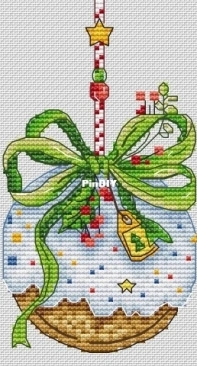 Ball With Green Bow by Lena Averina XSD