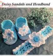 Pattern Paradise- Maria Bittner- Daisy sandals and headband
