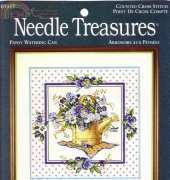 Needle Treasures 03057 - Pansy Watering Can