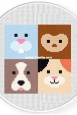 Daily Cross Stitch - Cute Pet Quilt