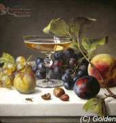 Golden Kite GK 2224 - Still Life with Fruit and Champagne