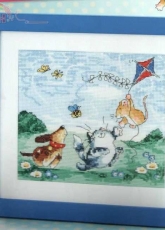 Fly a Kite by Margaret Sherry - Bonus Chart from Cross Stitch Crazy 163 PCS10