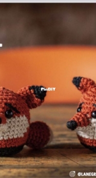 La Negra Crochetera - Ana Devanna - Little fox - Zorrito - Spanish