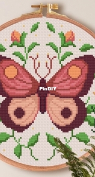 Stitch It Picasso - Red Butterfly