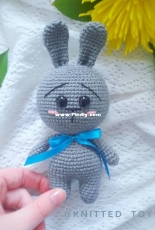 Knitted Toy Blg - Dasha Korotkova - Bunny amigurumi - Translated - Free