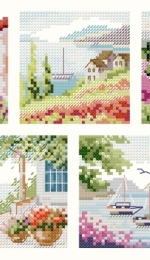 Alisa 0-198 Road on the Sea, 0-199 Poppies at the Sea, 0-200 Lavender at the Sea, 0-201 Flower Porch, 0-203 Sea View XSD
