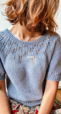 Pavo blouse de Yeon Hwa Lee - Atelier Ajour
