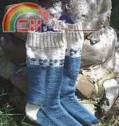 Irish Hiking Socks by Meagheen Ryan