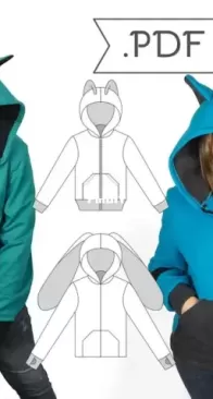 Sew Desu Ne? | Unisex Cosplay Hoodie | Pattern