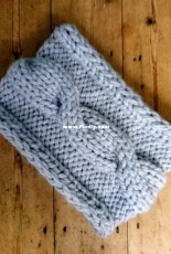 Super Chunky Cable Cowl by Char Jess-Free
