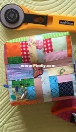 Pincushion and scissors cover