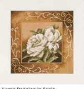 Lanarte 35037 - Large Peonies in Sepia