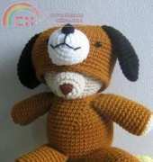 OleCrafts - Bear in Hood Dog