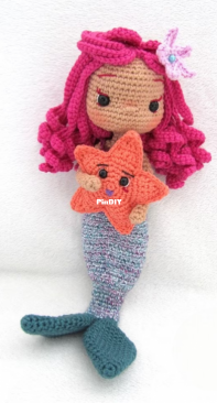 Haslea Crochet - Anaëlle Tanniou - Rose The Mermaid