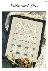 Satin and Lace - A Cut and Drawn Work Sampler by Linda Barry