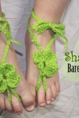 Crochet Rochele - Tia Davis - sandals shamrock - FREE