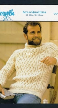 Aran Qualities  707 Sweater by Loweth - Free