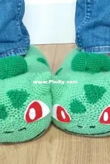 Crochet with Lir - Lir Shilton - Bulbasaur slippers