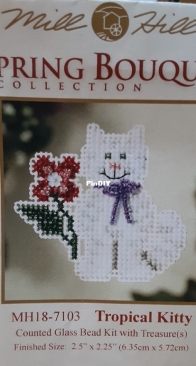 Mill Hill - Spring Bouquet - MH18-7103 - Tropical Kitty