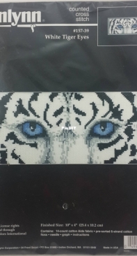 Janlynn 157-39 White Tiger Eyes XSD