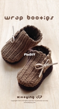 Kittying - Meinu Xing - Belle Ying - WB02-B-PAT - Wrap Booties