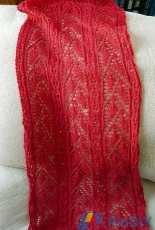 Poppys Flower Scarf by Cheryl Fuller-Free