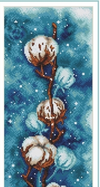 Cotton in Turquoise by Anna Petunova XSD