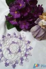 tatted doily