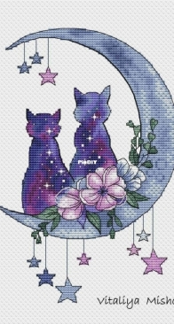 Star Kitties by Vitalia Mishchuk