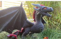 Imagined Yarn - Vienne Laing - Crochet Giant Wyvern Pattern
